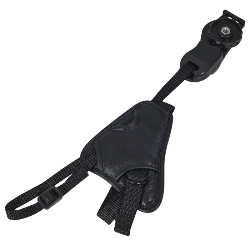 Camera Strap PU Leather Anti-Slip Wristband Triangular Adjustable Handle Strap