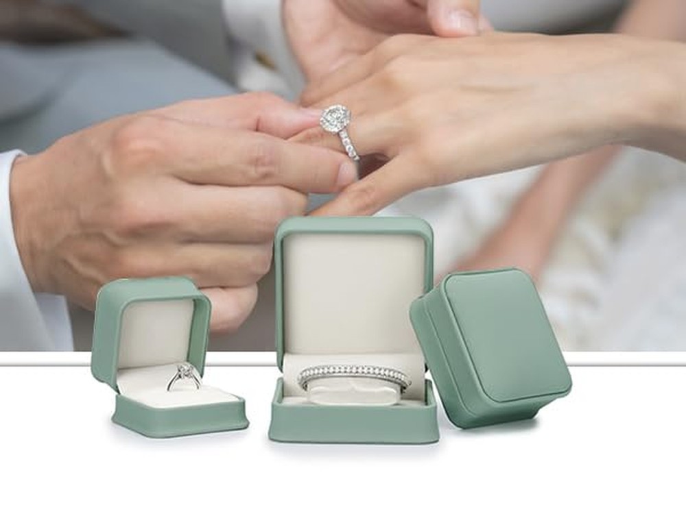 Ring Box Velvet Ring Boxes Ring Box For Proposal Engagement Ring Box Ring Sto...