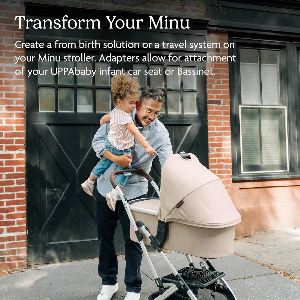 Quick Attach Stroller Adapter for Minu & Minu V2 - Secure and Fold-Friendly
