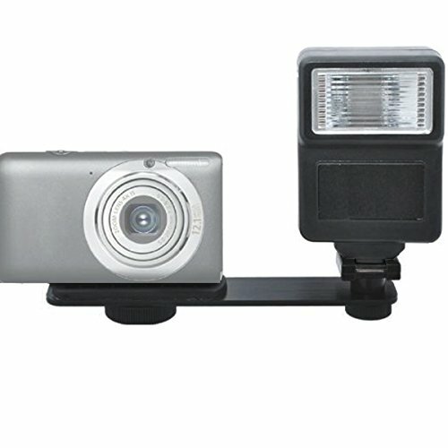 Digital Slave Flash with Bracket for Digital/SLR/DSLR Camera (Black)