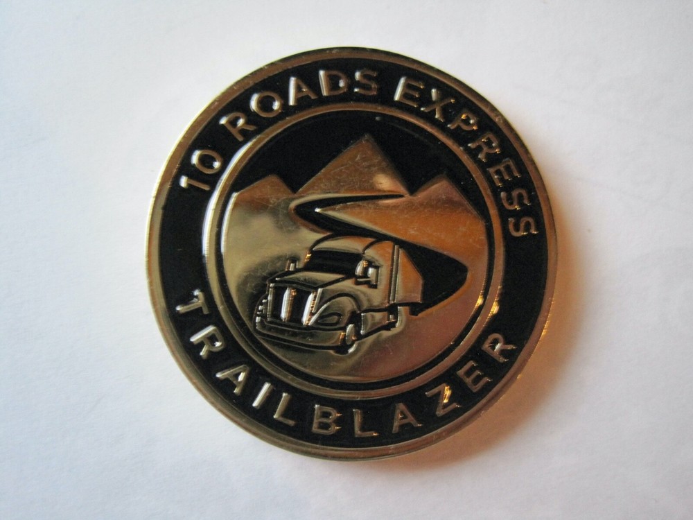 10 Roads Express Trailblazer Challenge Coin