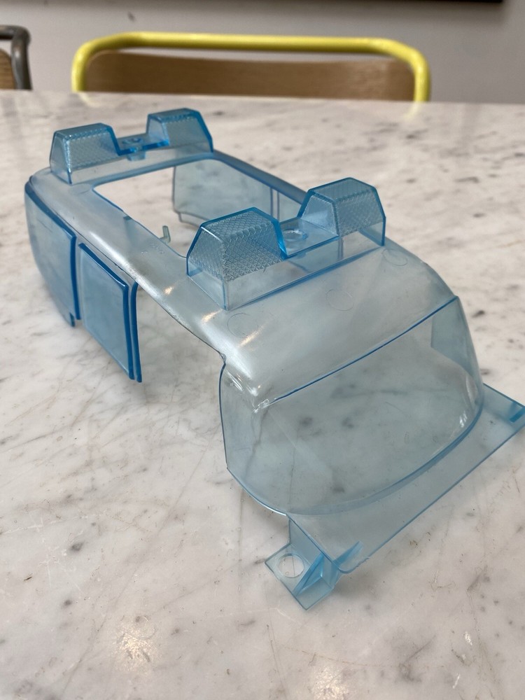 1984 Kenner Ghostbusters Ecto 1 windscreen and window plastic glass.