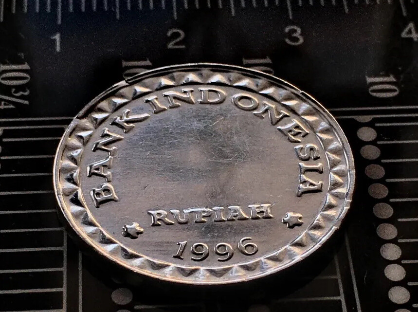 INDONESIA 1996 5 RUPIAH REVERSE ERROR KM43