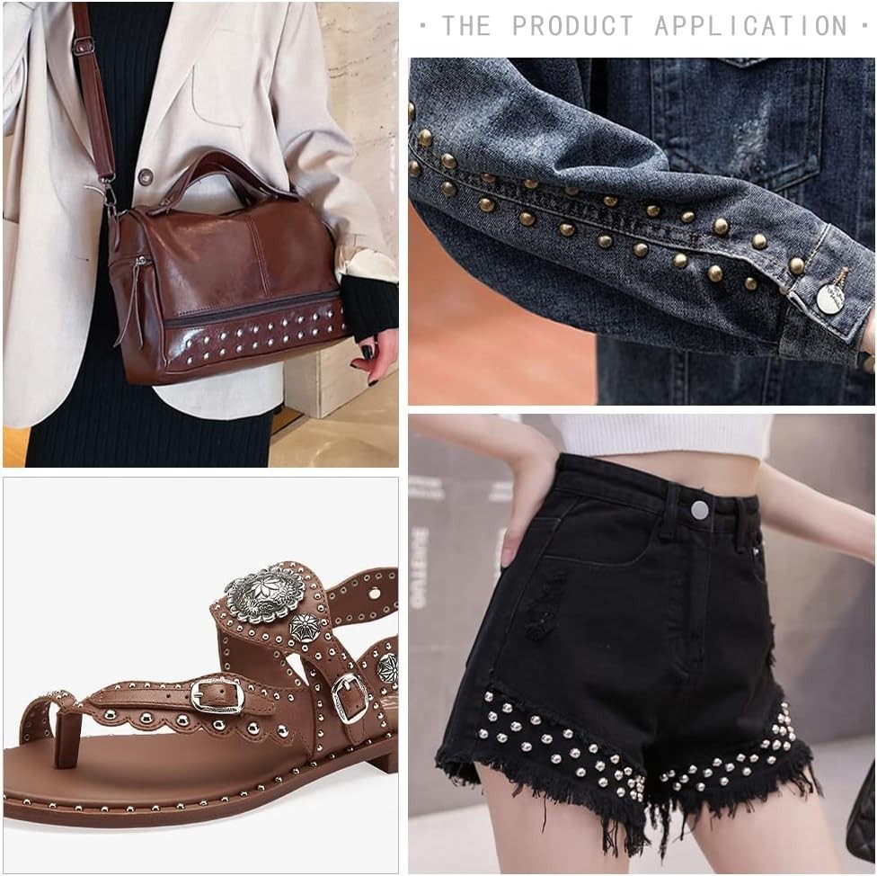 Comprehensive 400-Piece Leather Rivet Collection with Essential Fixing Tools