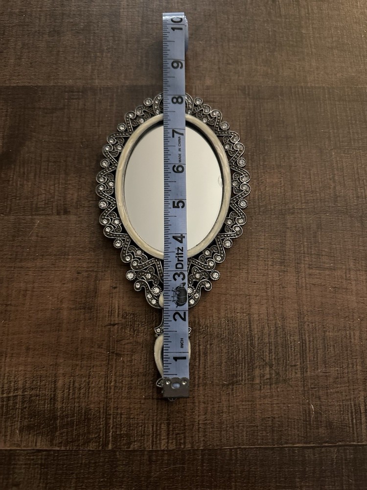 Vintage Ornate Handheld Vanity Mirror