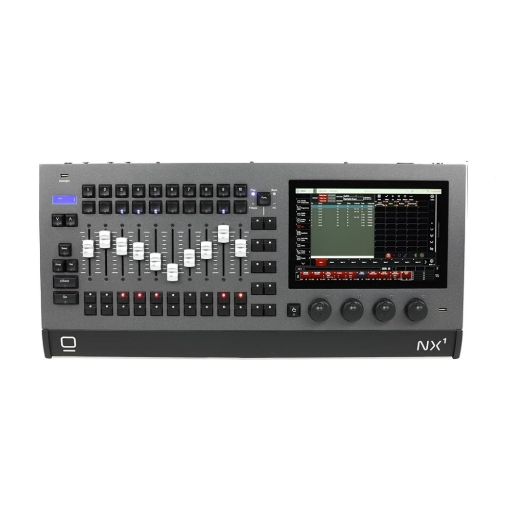 OBSIDIAN NX1 Motorized 8 Universe Light Controller with 10.1" Touch Screen