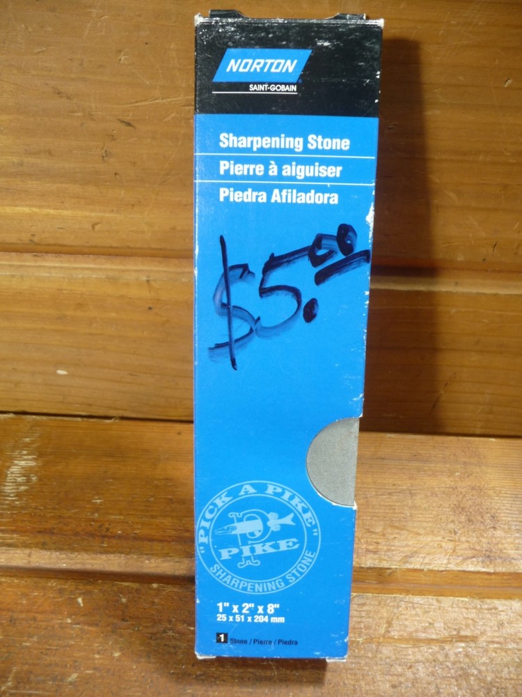 Norton Sharpening Stone 1" x 2" x 8" Combination