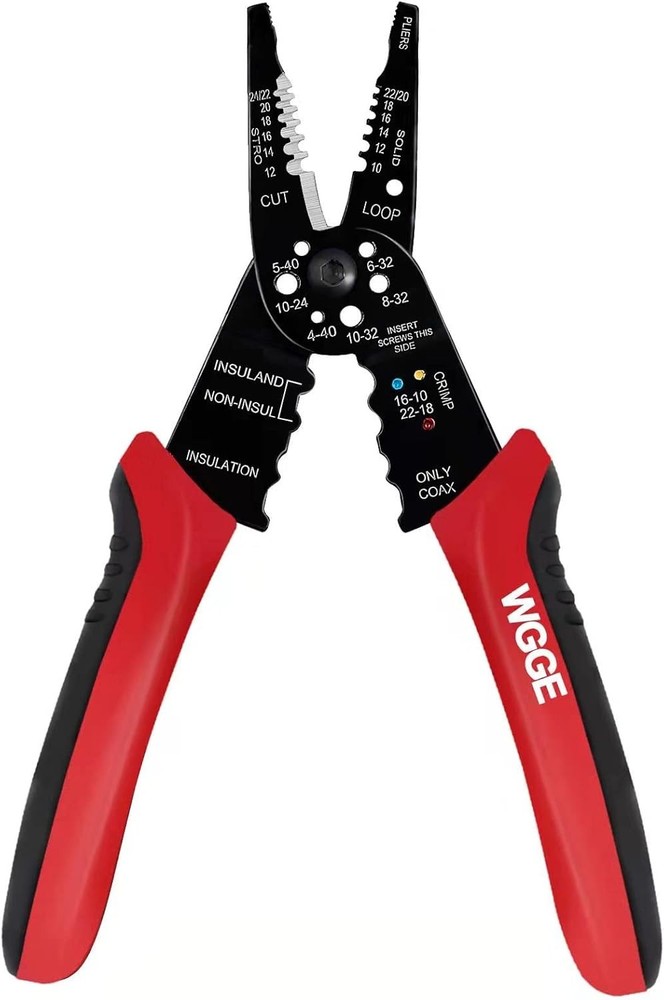 Professional 8-Inch Multi-Function Wire Stripper and Crimping Tool - Durable