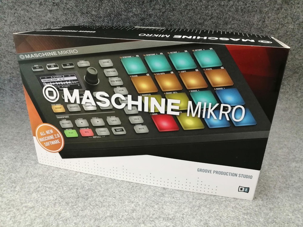 Native Instruments Maschine Mikro MK2 Controller Compact Sequencer MIDI USB