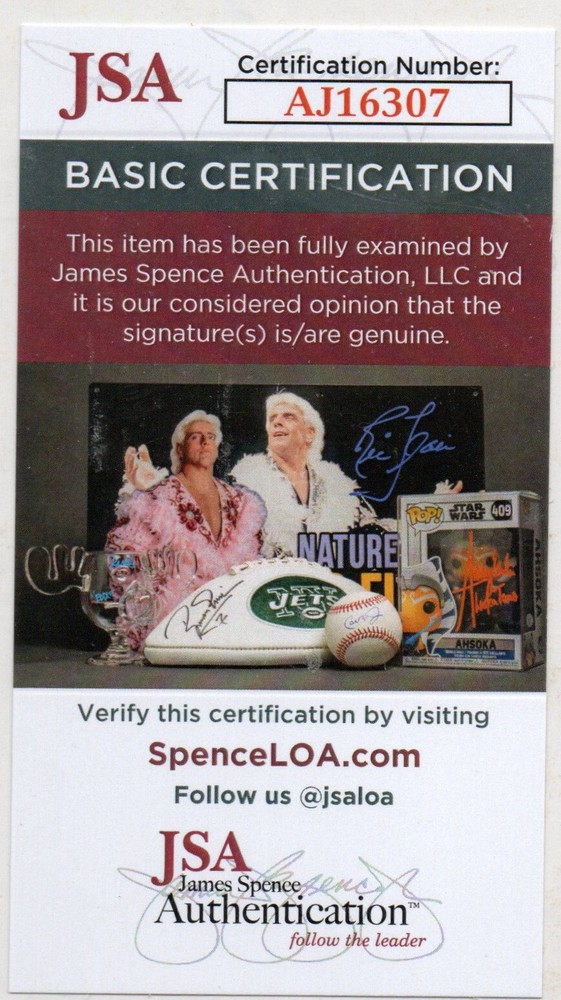 JANE RANDOLPH Autographed. JSA/COA