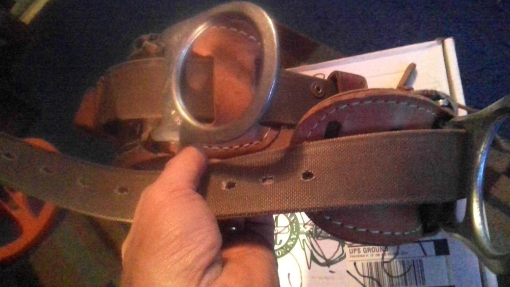 Buckingham 1902 climbing belt