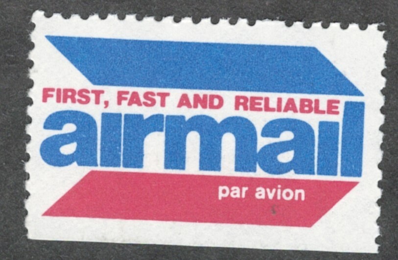 US. Airmail Label 19. MNH. 1974