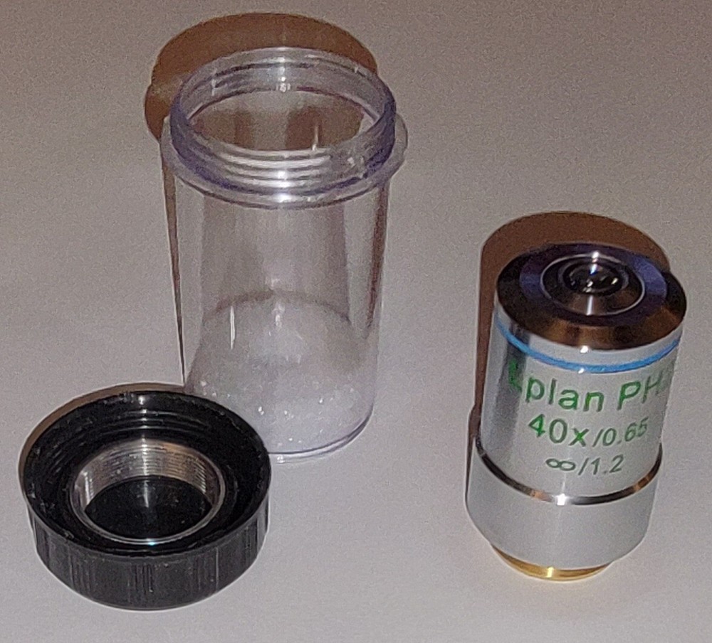 ACCU-SCOPE 310-3175-PH 40x LWD Infinity Plan Phase Objective