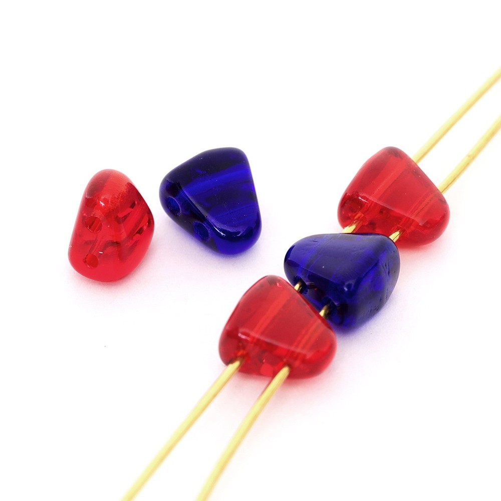 Nib-Bit Luster Amethyst Beads 6mm x 5mm