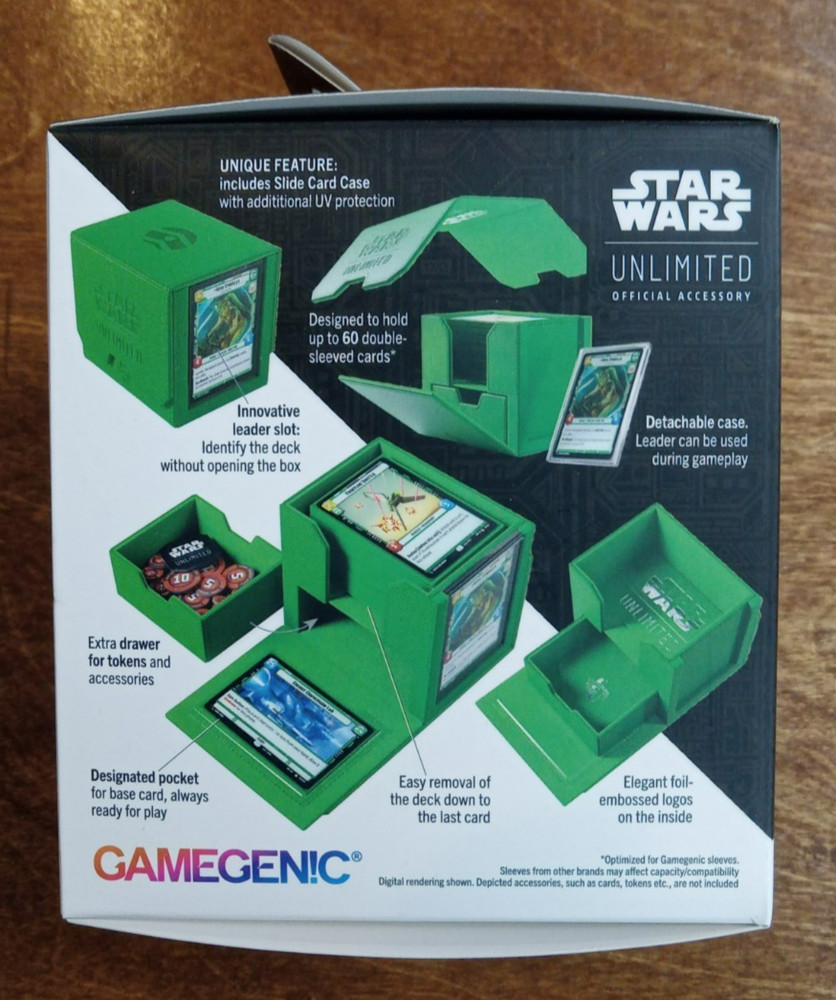 Gamegenic Star Wars: Unlimited Deck Pod - Green NIB