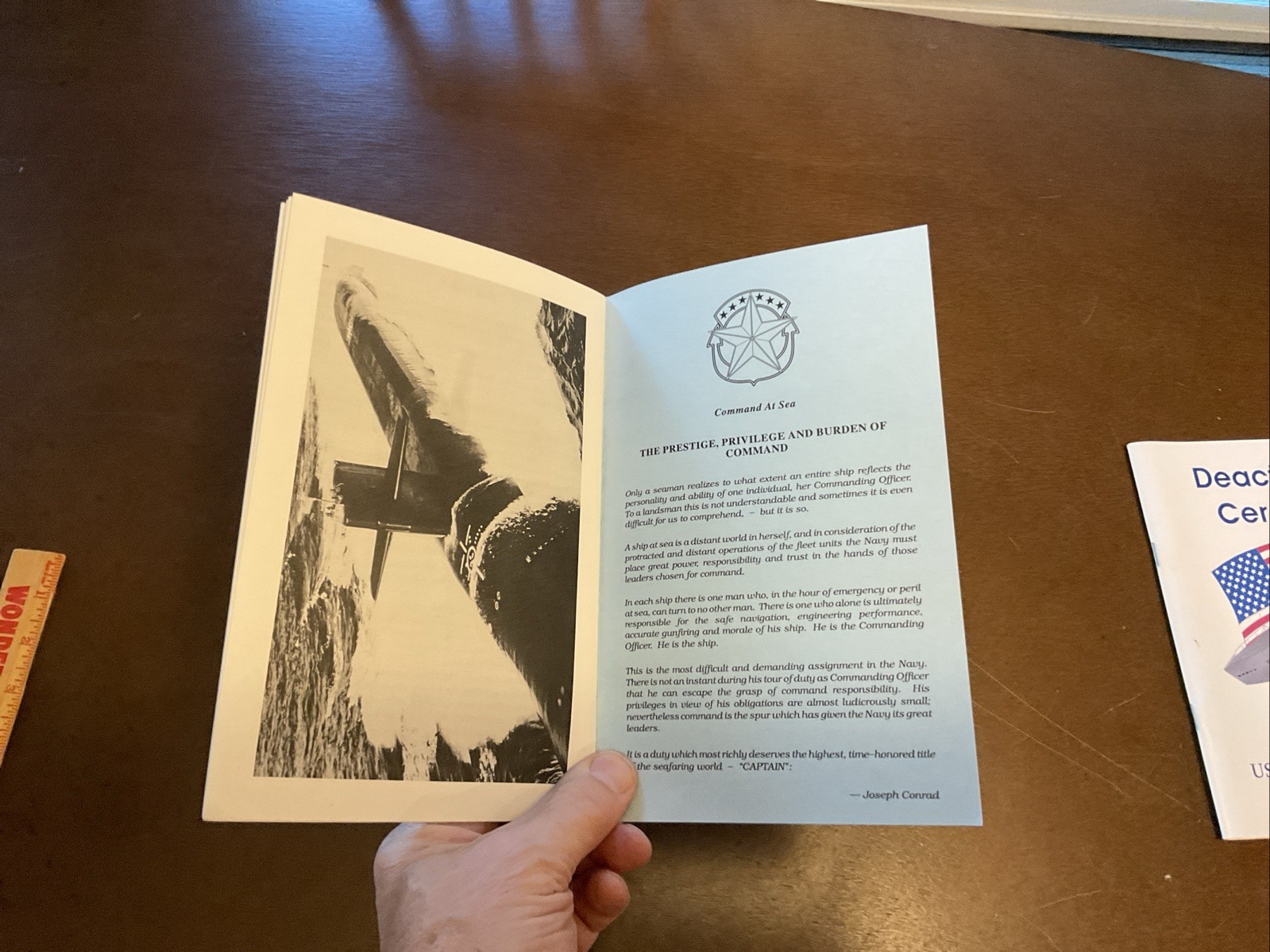 Welcome Aboard USS MICHIGAN SSBN 727 Handout Pamphlet Vintage