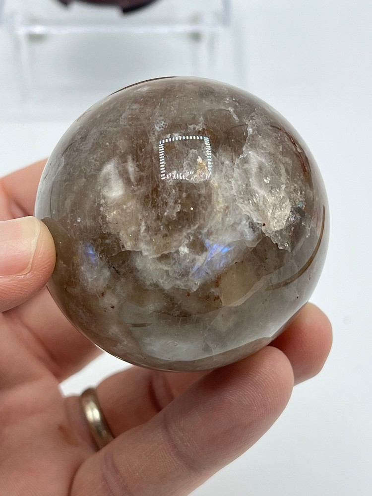 Fire Quartz with Blue Flash D