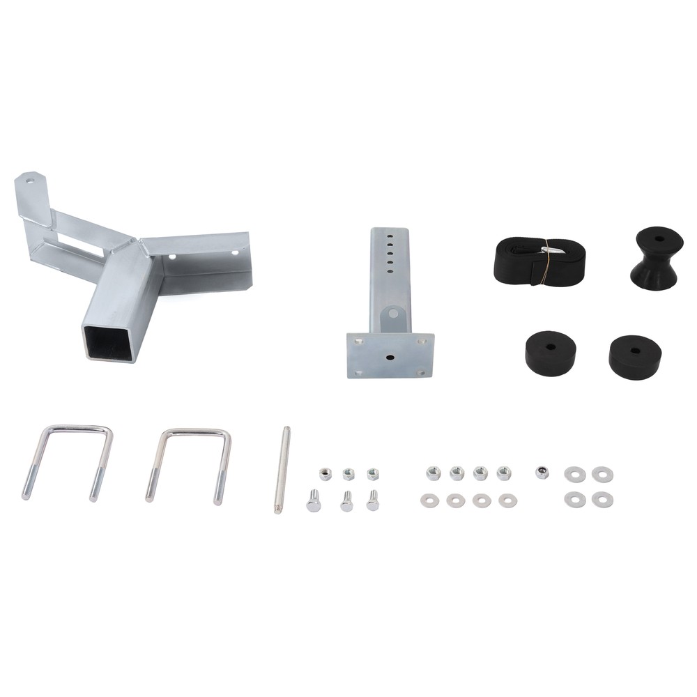 Adjustable Short Nose Boat Trailer Winch Stand With Roller Universal Galvanized