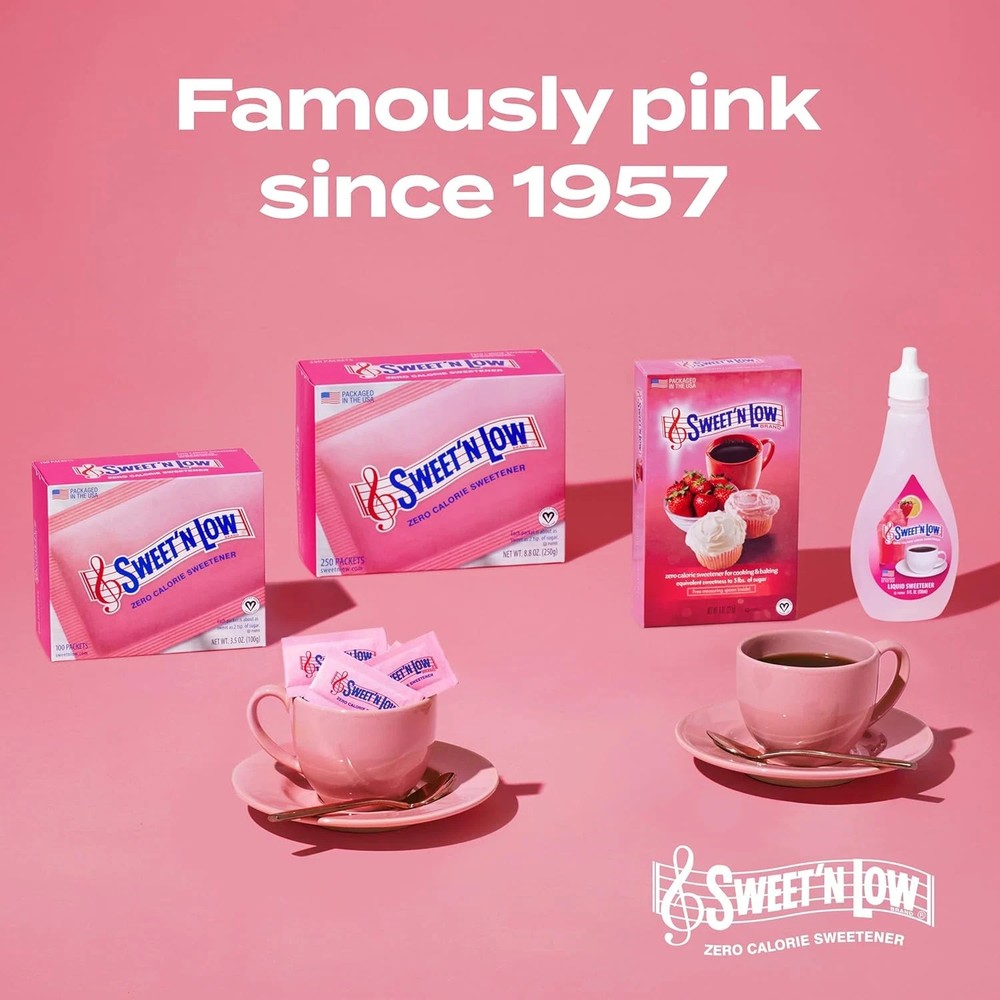 Sweet'N Low Zero Calorie Sweetener, 100 Kosher Packets