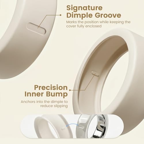6 Pack Covers Compatible with Oura Ring Gen 4/4 S (6/7/8/9/10) 6 Pack - 01