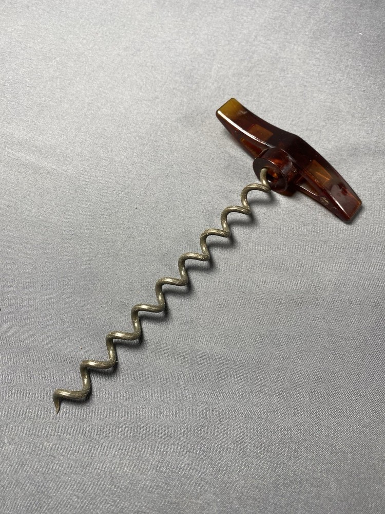 Vintage MCM Bakelite Corkscrew Wine Bottle Opener