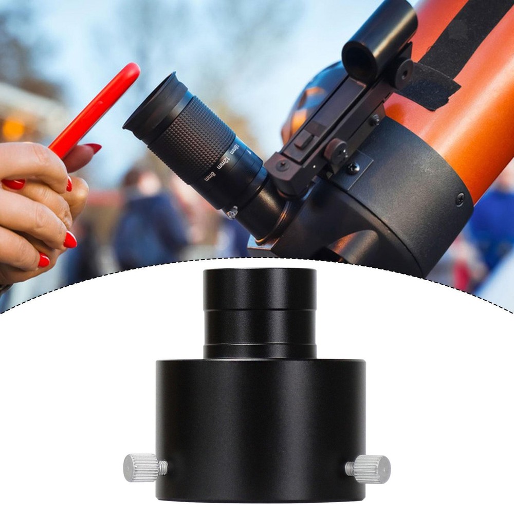 to 2in Telescope Eyepiece Adapter Ring Monocular Compression Ring Easy