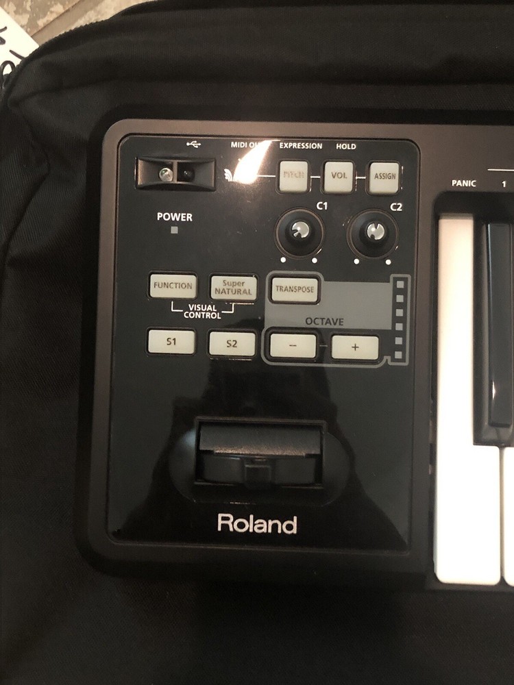 Roland A49BK 49 Key USB MIDI Controller - Black