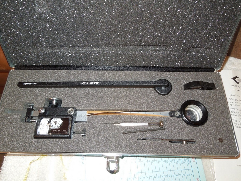 Lietz Plani Meter Compensating Optical Tracer Zero Set