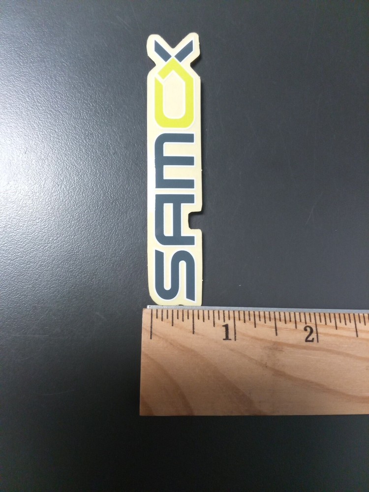 3.5" Samox Decal/Sticker Gray/Green/White
