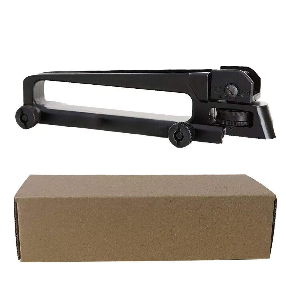 Metal Carry Handle Rear Sight Mount Removable Adjust Low Profile Mount with Box