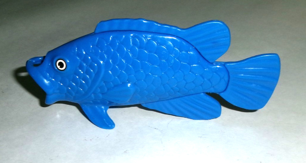 5" Blue Toy Plastic Fish