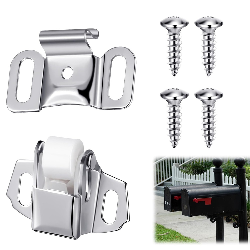 Mailbox Roller Catch Latch Hardware Door Catch Set
