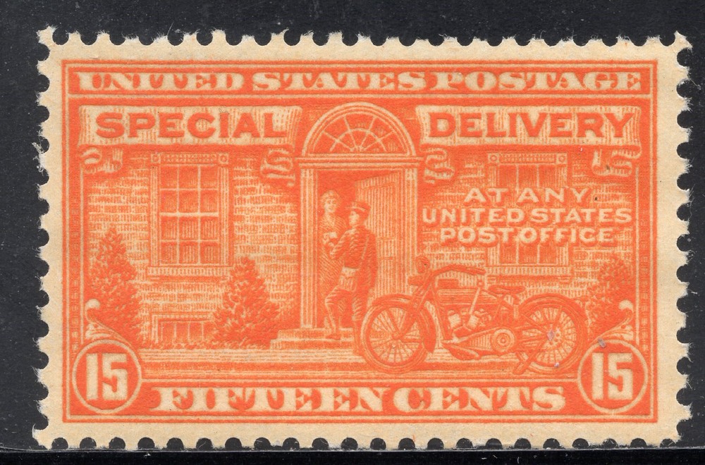 E16 - MOTORCYCLE DELIVERY - SPECIAL DELIVERY SINGLE MNH