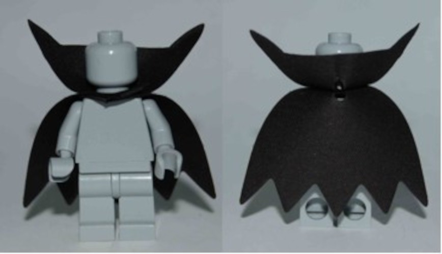 CapeMadness Evil Wizard Cape for Lego Minifigures (10-Packs)