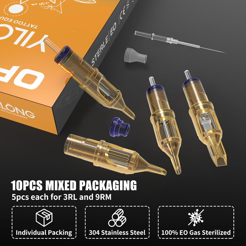 Wireless Tattoo Gun Kit with LED Display and Complete Accessories Set