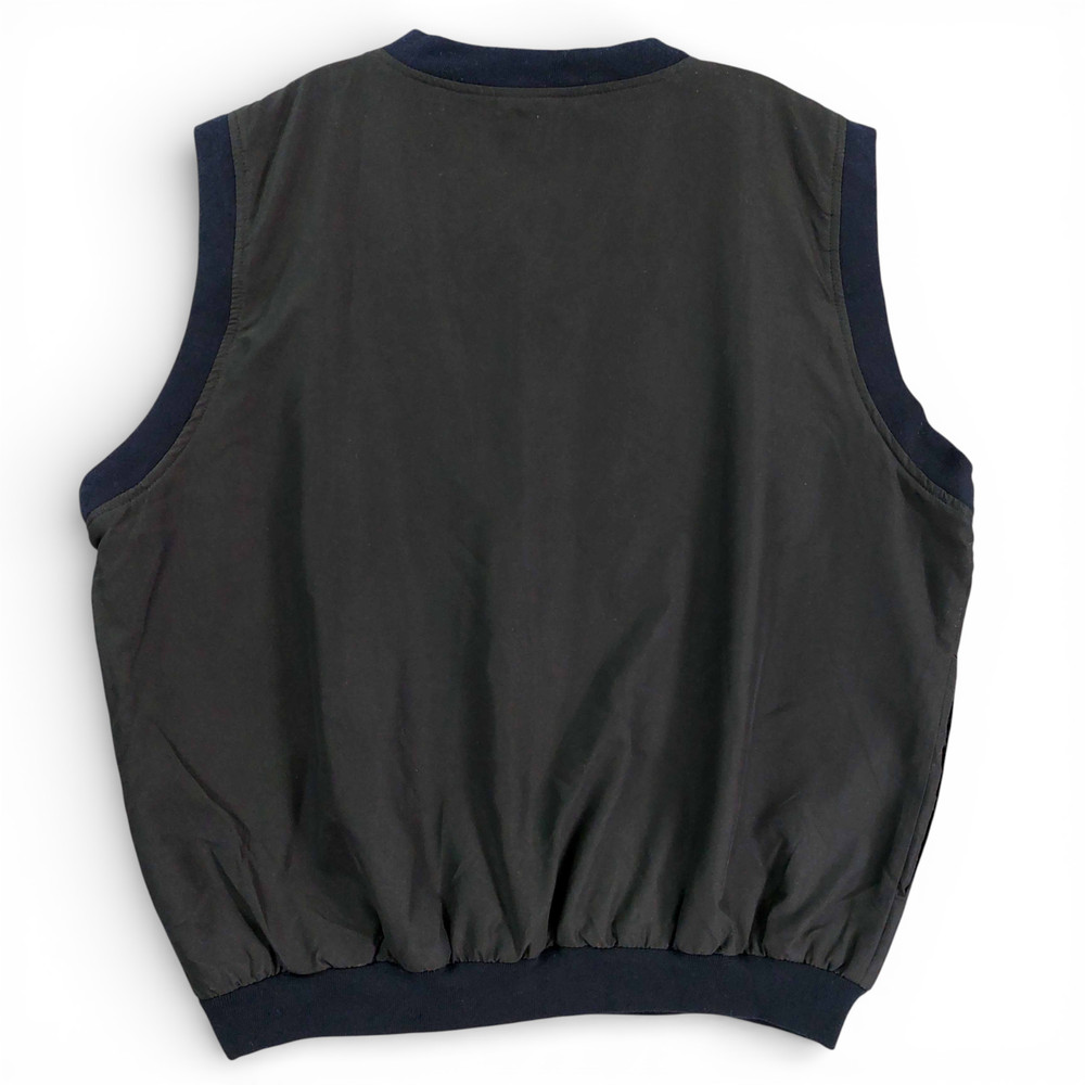 North End Golf Pride Pullover Vest Men L Black V-Neck Lightweight Lined