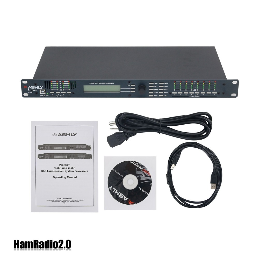 4.8SP 110V DSP Audio Processor Original Software 4 Input 8 Output Sound System