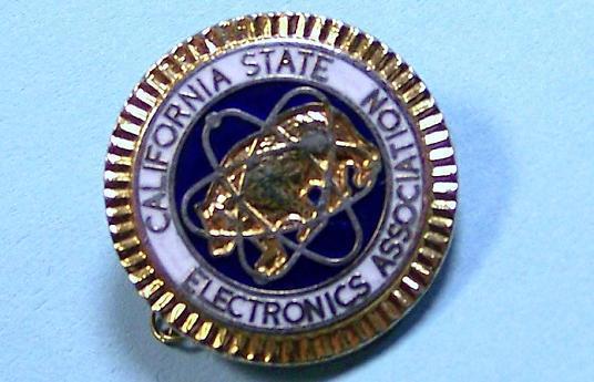 California State Electronics Association Pin