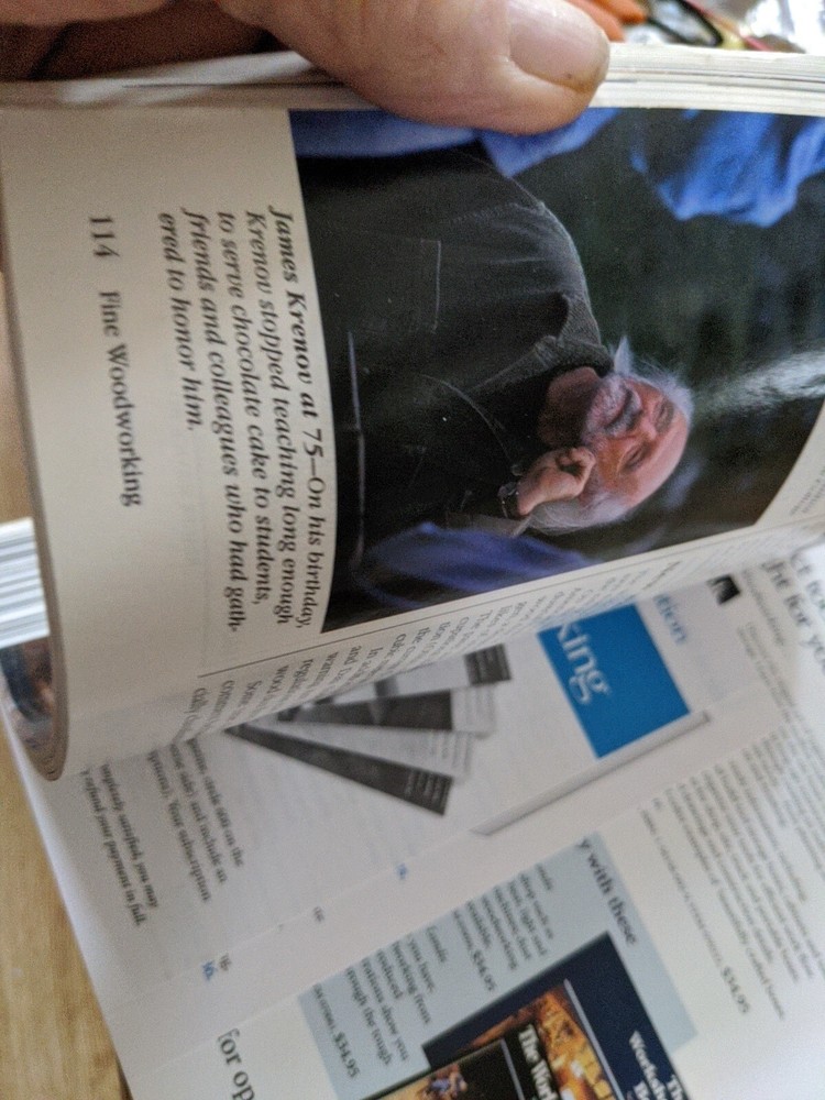 FINE WOODWORKING MAGAZINE April, 1996