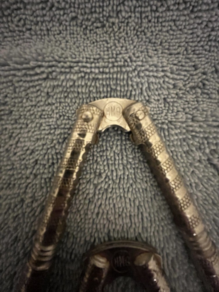 Vintage Pair HMQ Metal Tool Shell Nut Crackers