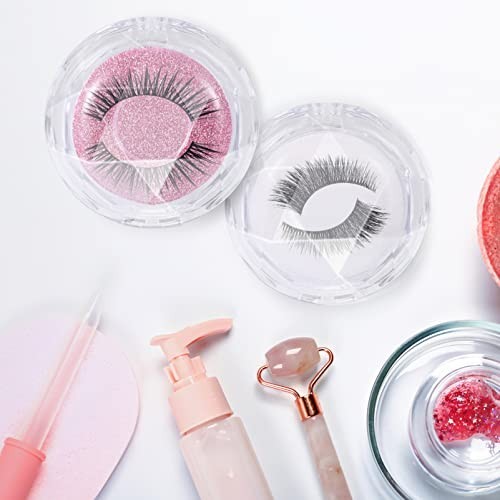 3Pc Eyelash Storage Case Organizer Clear Plastic Travel Lash Holder Container
