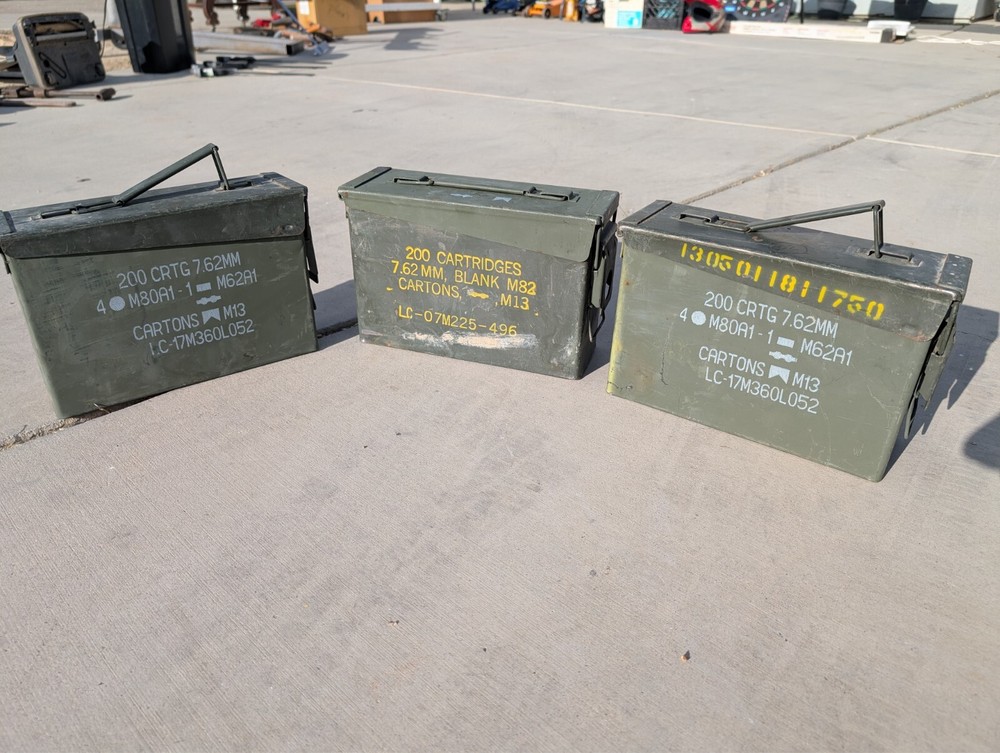 (3 pack) M19A1 Ammo Cans 30 cal