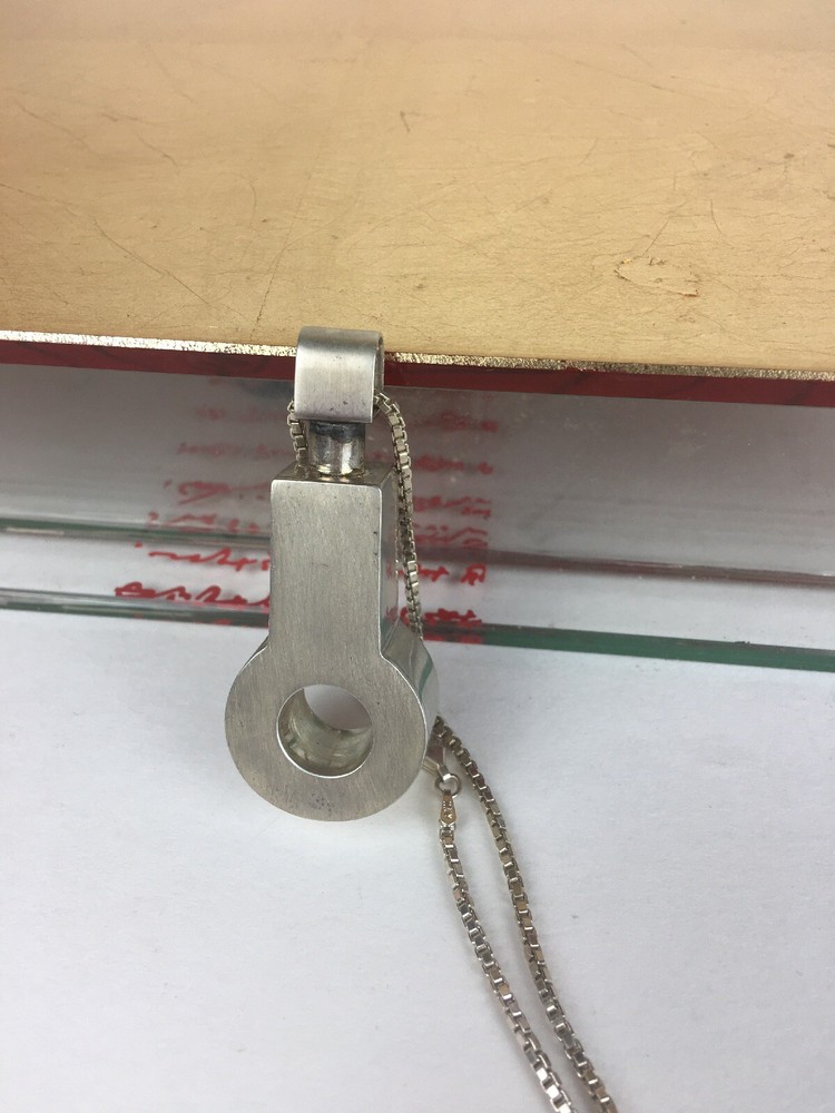 Unique Sterling Silver Pendant .