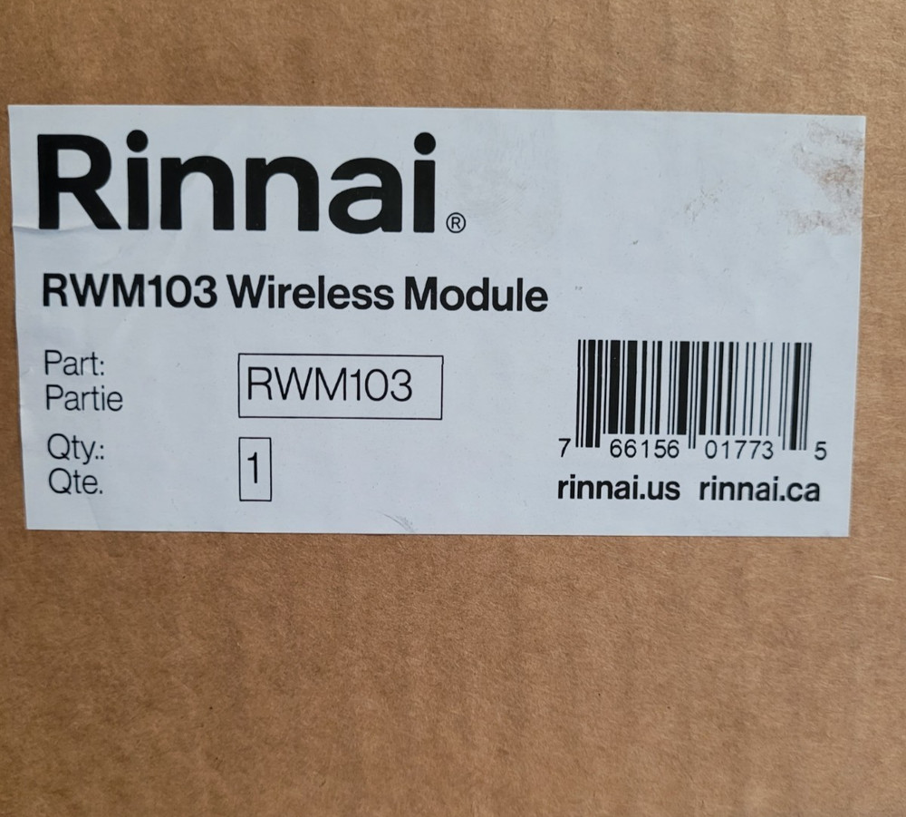 Rinnai HEPumpKitCR HE+ Series Pump Recirculation Kit with Control-R Wi-Fi Module