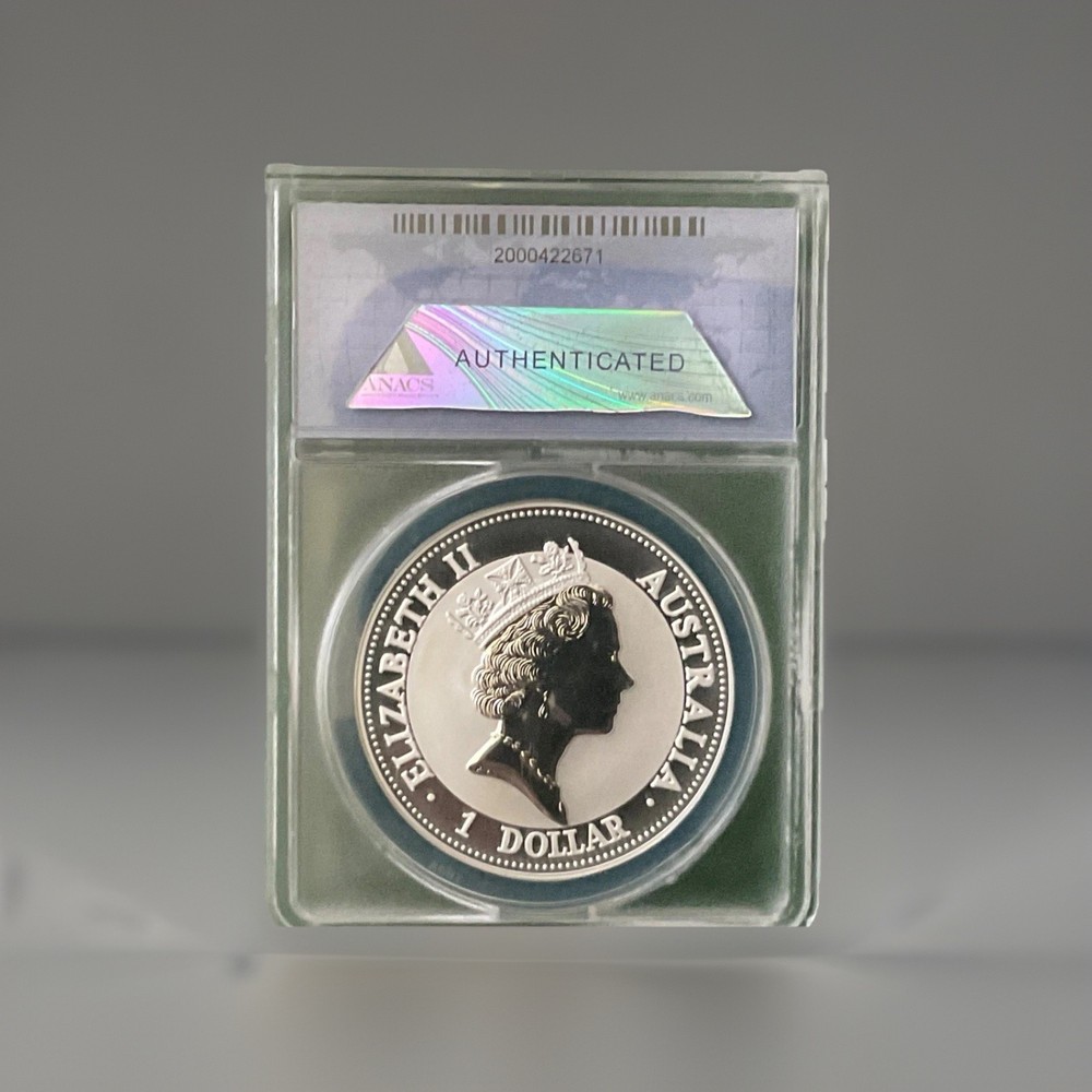 1992 Silver Australia Kookaburra MS70 DCAM - T11