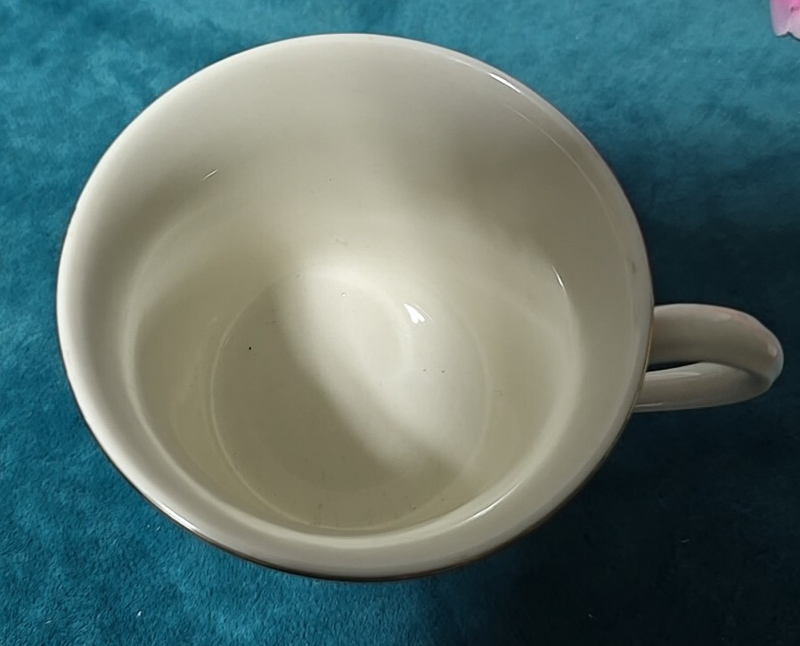 Vintage Fruit Pattern Formalities by Baum Bros. Tea Coffee Cup Cherries Leaves