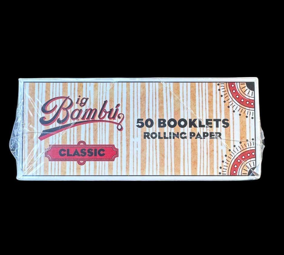 Big Bambu Cigarette Rolling Paper Box - 50 Booklets Classic