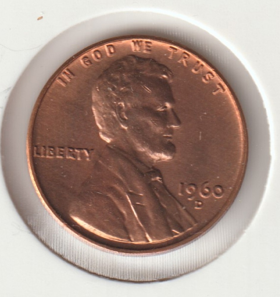 1960-d Lincoln Penny Small Date