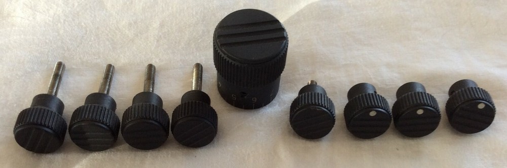 Nine - Novogrip by Kipp knobs various types and metric sizes radio / electronic