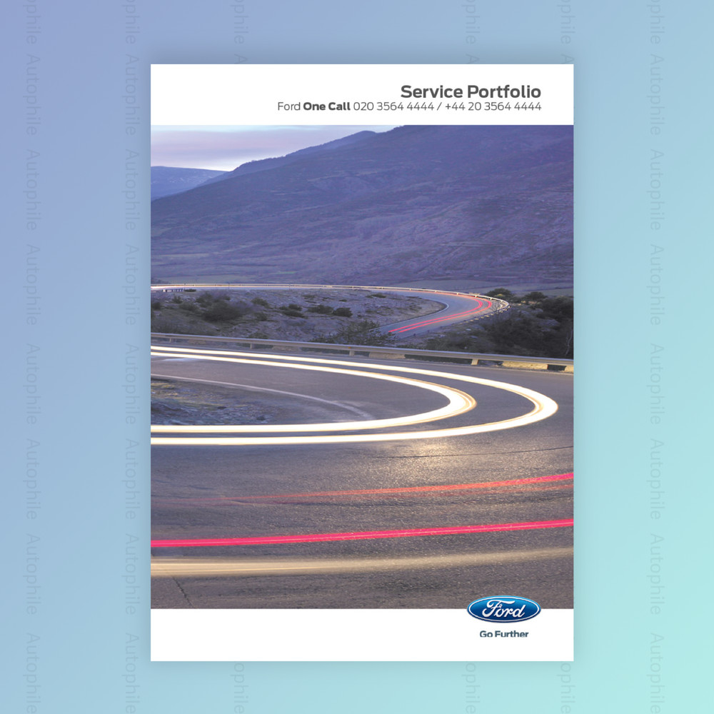 Ford Service History Book Blank For All Models Up To 2026